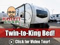 NEW MODEL 2020 Rockwood 2204S Base vs Loaded Twin to King Bed Ultralite Travel Trailer