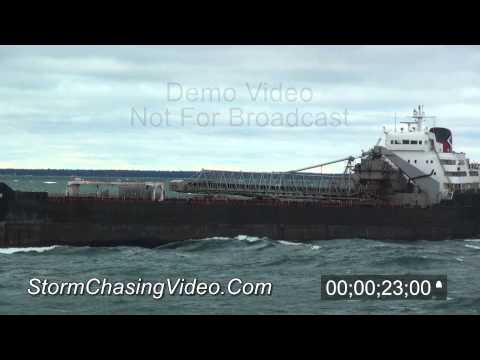 Great Lakes Ships - Canadian Navigator Stock B-Roll Footage