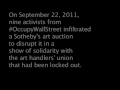 #OCCUPYWALLSTREET LABOR ACTION AT SOTHEBY'S ART AUCTION