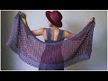 How to Crochet a Gorgeous Lacy Summer Shawl - Vayda