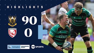 Extraordinary Win! 🤯 | Northampton 90-0 Gloucester | Gallagher Premiership Rugby Highlights