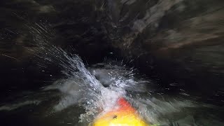 Kayaking Through The Etowah River Mine Tunnel(Almost Flipped)