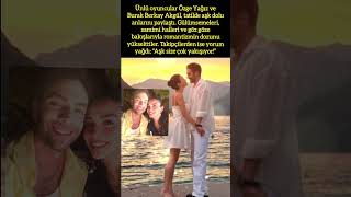 Özge Yağiz Ve Burak Berkay Akgülden Tati̇lde Aşk Pozu Romanti̇k Anlar Kameralara Yansidi