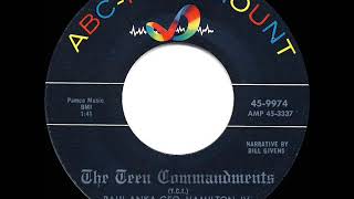 Watch Paul Anka The Teen Commandments video