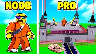 Upgrading Noob To Pro In Prison Tycoon