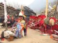 Ceremony and Tibetan Dance in the Himalaya, Nepal