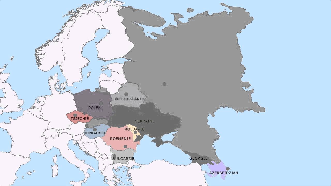 Topografie Landen en hoofdsteden van Oost-Europa - YouTube