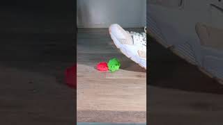 Emotional Face Under Shoes