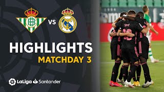 Highlights Real Betis vs Real Madrid (2-3)