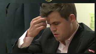 Final Moment when Carlsen Lost on time at world Rapid championship