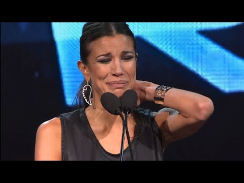 Una emocionada Andrea Rincón se llevó el