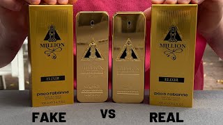 Fake vs Real  Paco Rabanne 1 Million Elixir Perfume 100 ml
