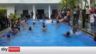 BREAKING: Sri Lanka PM resigns as protestors swim in presidential palace