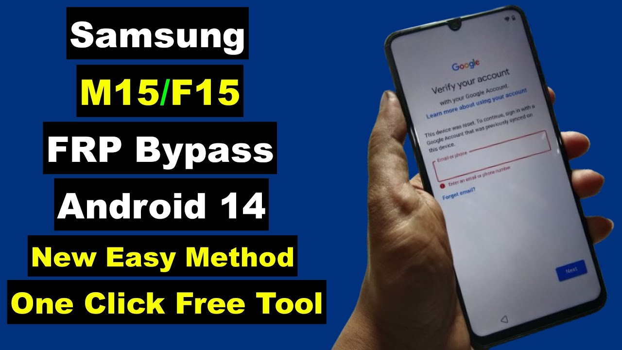 Samsung M15/F15 FRP Bypass Android 14 | Samsung M15/F15 Samsung M15/F15 FRP Bypass Android 14 | Samsung M15/F15