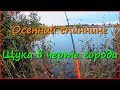 Рыбалка на спиннинг осенью. Щука в черте города. Рыбалка на спиннинг осенью. Щука в черте города.