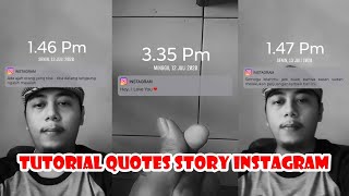 Cara Membuat Quotes Mudah Dengan Filter Instagram Terbaru 2020 Tutorial Quotes