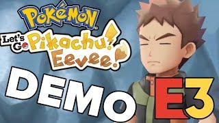 Pokemon Lets Go Pikachu & Lets Go Eevee FULL E3 GAMEPLAY DEMO! w/Reactions Pokemon Lets Go Pikachu & Lets Go Eevee FULL E3 GAMEPLAY DEMO! w/Reactions