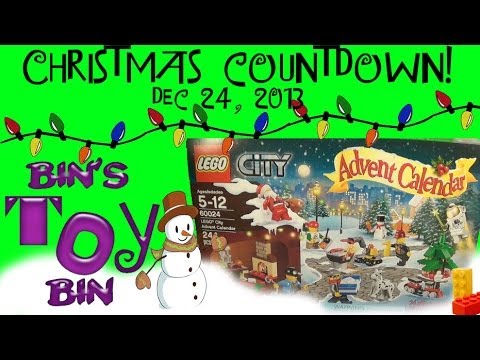 2013 Christmas Countdown Day #24! Lego Advent Calendar - Dec...