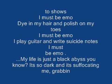 Emo Song Lyrics