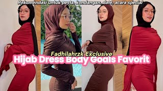 Hijab Jilbab Dress Body Goals Cantik - Rekomendasi Acara Special Lebaran Raya Comel Fadhilahrzk
