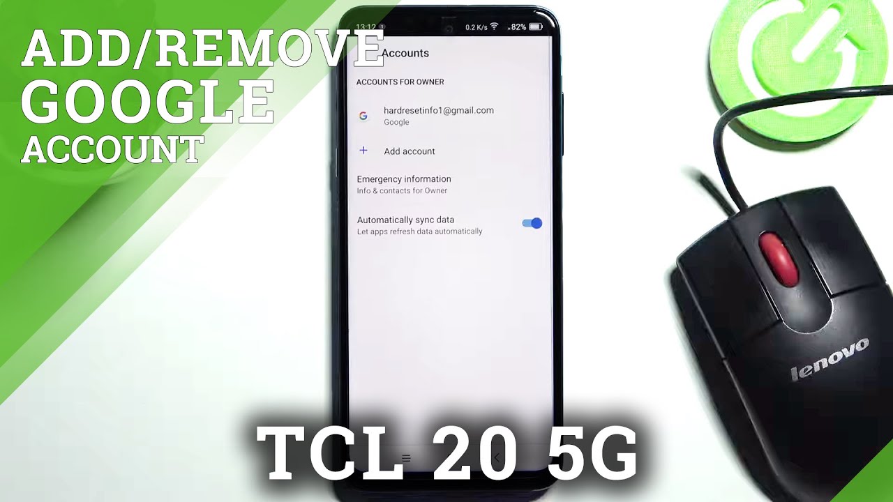 How to Add and Remove Google Account on TCL 20 5G – How to Add and Remove Google Account on TCL 20 5G –