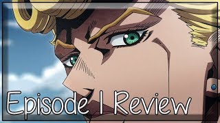 JoJo's Bizarre Adventure Golden Wind Episode 1 Anime Review & First Impressions