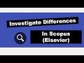 Find Out What's Going On With Search Discrepancies Using Scopus | Five Minute Friday