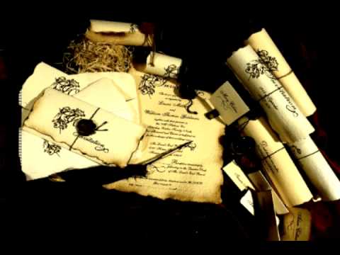 Old English Wedding Invitations - Renaissance Theme - YouTube