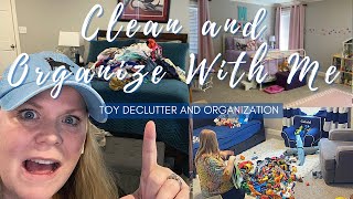 Declutter And Organize With Me 2021Stay At Home Mom Of 3Toy Declutter And Organization