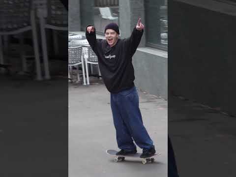 Huge front side flip in Switzerland #pizzaskateboards #skateboarding
