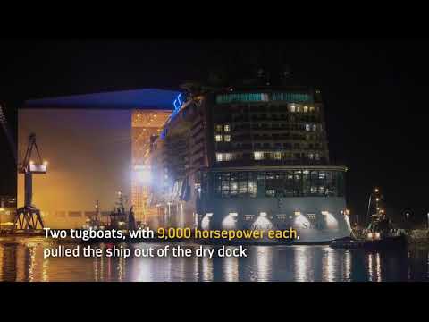 Spectrum of the Seas floats out in Germany