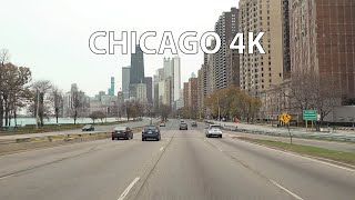 Skyline Views - Chicago 4K - Driving Downtown