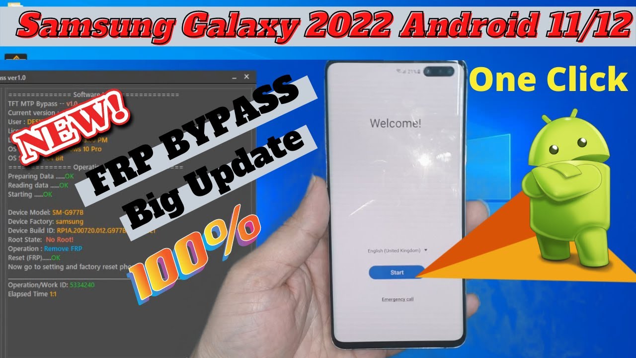 Samsung Galaxy S10+ /S10 5g Frp Bypass 2022 With New Samsung Galaxy S10+ /S10 5g Frp Bypass 2022 With New