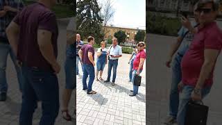 Видео Кандидат от Бойко жжет Город Бахмут от Анатолий Клещ, Бахмут, Украина