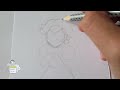 How to draw Paper Mario: Princess Peach [real time]