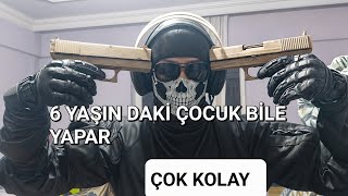 Kartondan Silah Çok Kolay Kartondan Silah Yapımı Cardboard Karton Diy Kartonsilah