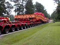 1.9 Million lb generator move by Mammoet through Johnston, SC