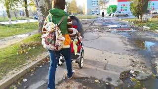 Видео Волгодонск.ПРО. Экстремальная прогулка с коляской по улице Карла Маркса в Волгодонске от Волгодонск.ПРО, улица Карла Маркса, Волгодонск, Россия