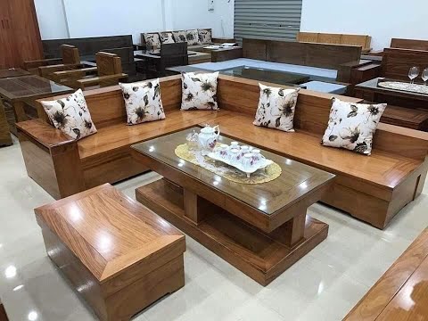 Bàn ghế gỗ phòng khách nhỏ | Bàn ghế Sofa nhỏ gọn | Sofa đẹp giá rẻ