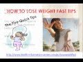 How To Lose Weight FAST!!! Wow.