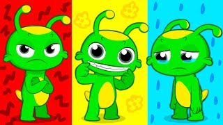 Groovy The Martian educational videos | Learning the emotions with funny songs for kids