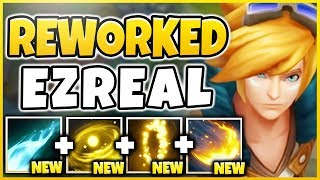 NEW EZREAL REWORK IS ACTUALLY BEYOND BROKEN! (GOD TIER) REWORKED EZREAL GAMEPLAY - League of Legends