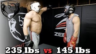 Bodybuilder vs MMA Fighter: Jujimufu Sparring Shane Fazen