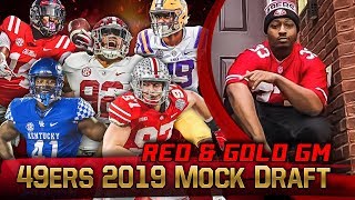 Live! 49ers Mock Draft 2019 - Ronbo Sports Red & Gold GM EP 7