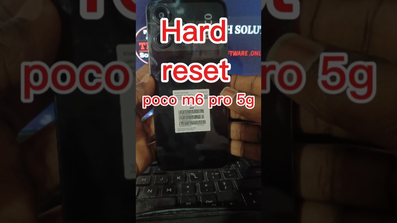 Poco m6 pro 5g phone Hard reset|| remove screen lock Poco m6 pro 5g phone Hard reset|| remove screen lock