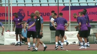 Manchester City train ahead of Premier League Asia Trophy final | Sports Tak