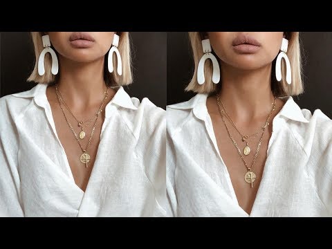 Polymer Clay Wishbone Earrings - YouTube