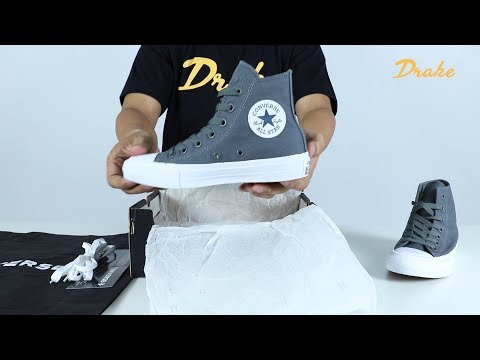 Converse Chuck Taylor All Star II Classic Grey Hi / Xám Cổ Cao 150147