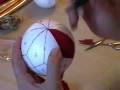 Hogyan készítsünk karácsonyfa gömböket patchwork technikával?