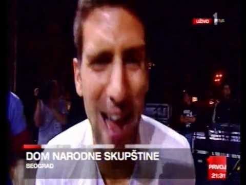 Novak ジョコビッチ - Docek Beograd 04． jul 2011． （Tap 011 - Gエース）